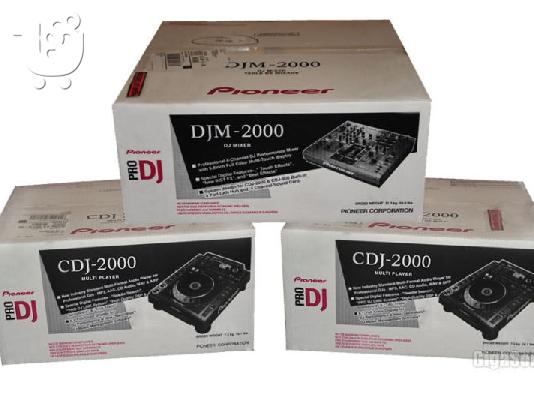 PoulaTo: 2x PIONEER CDJ 2000 & 1x DJM 2000 DJ PACKAGE..€1900 euro